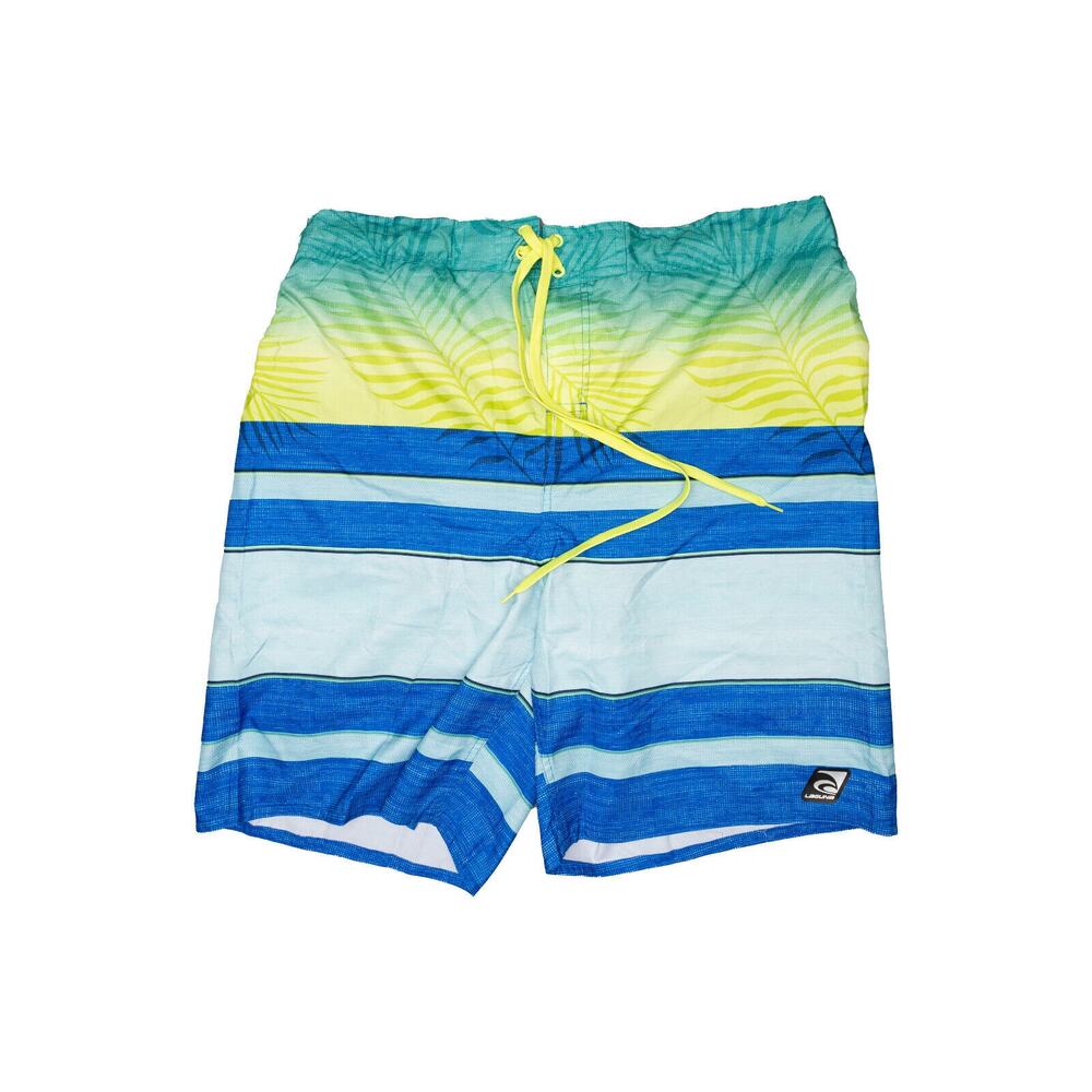 Laguna Men Faded Palm Board Shorts Green Blue Size XL